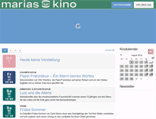 Tablet Screenshot of marias-kino.de